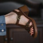 Retro Roman one-strap sandals for women - Image 4