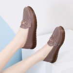 Spring and summer genuine leather toe shoes for women - Image 3