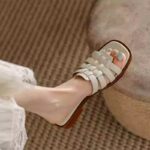 French summer woven sandals for women - Image 2