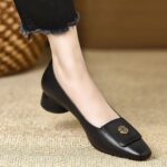 French style soft leather sole small leather shoes for women - Image 5