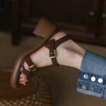 Retro Roman one-strap sandals for women - Image 5