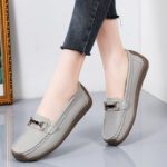 Genuine leather moccasins for women Spring and Autumn - Image 5