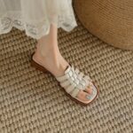 French summer woven sandals for women - Image 3