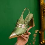 Color matching closed toe half slippers for women - Image 4