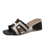 European and American Style High Heel Slippers - Image 2