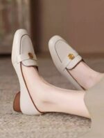 Genuine leather loafers for women - Image 3