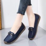 Genuine leather moccasins for women Spring and Autumn