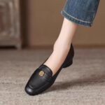 Genuine leather loafers for women - Image 4