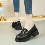 women's shoes soft leather versatile small leather shoes - Image 3