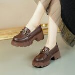 women's shoes soft leather versatile small leather shoes
