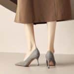 New splicing high heels women's single shoes - Image 5