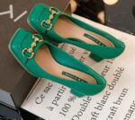 Western-style spring retro square toe high heels for women - Image 5