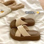 Thick bottom heightening slippers for women