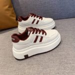 Thick-soled four-season white shoes for women - Image 4