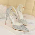 Korean version of sweet high heels stiletto high heels shallow - Image 6