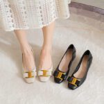 Soft leather flat shoes comfortable - Image 3