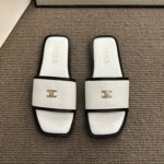 Small Chanel style flat slippers for women - Image 4