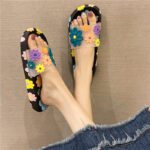 Internet celebrity summer new slippers cute non-slip flowers - Image 3