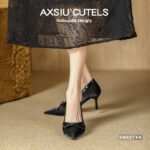 Fuxing women's pointed goddess high heels women's - Image 2