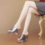 Fashionable woven style fish mouth platform - Image 2