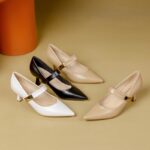 Single buckle shoes for women soft sheepskin - Image 2