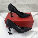 Solid color full diamond hot diamond high heels for women - Image 2