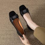 French Chanel style color matching high heels for women - Image 5