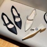 French pointed Mary Jane shoes for women - Image 2