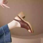 Cowhide version ~ Retro thick-heeled sandals