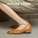 Soft leather Korean style fashion women's shoes - Image 2