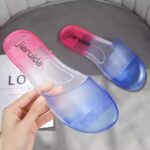 Jelly crystal sandals for women