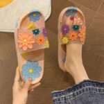 Internet celebrity summer new slippers cute non-slip flowers - Image 5