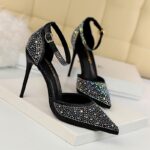 Korean version of sweet high heels stiletto high heels shallow