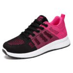 Breathable and comfortable flying woven sports shoes - Image 5