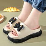 Home Korean style fashionable flower thick bottom sandals - Image 9