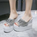 Slippers for women in summer with super thick soles - Image 4
