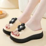 Home Korean style fashionable flower thick bottom sandals - Image 6