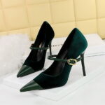 Korean version of the banquet high-heeled women's shoes - Image 4
