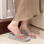 New style Korean style with diamond wedge heels for heightening - Image 3