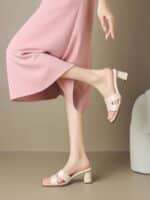 High-heeled slippers for women - Image 2