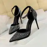 Korean version of sweet high heels stiletto high heels - Image 3