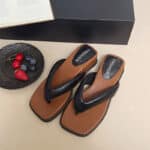 Fashionable all-match square toe slippers - Image 5