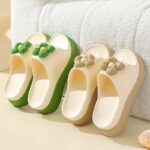 Home Korean style fashionable flower thick bottom sandals - Image 4
