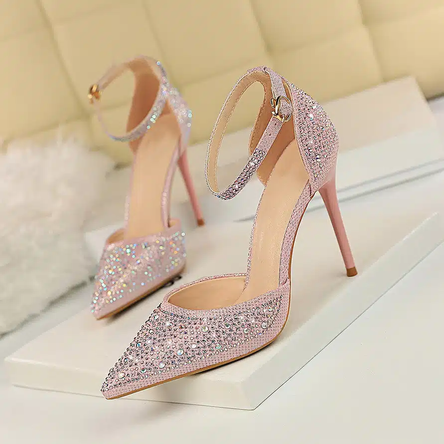 O1CN01GdHMjY1yl6683UxjO_!!2212835996618-0-cib Korean version of sweet high heels stiletto high heels - Image 1