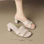 High-heeled slippers for women - Image 5