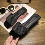 Foreign trade rhinestone flat slippers for women - Image 3