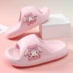 Cute stepping shit feeling eva slippers for women