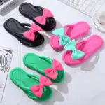 Bowknot flip-flops eva slippers women's - Image 3