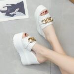 Wedge heel slippers for women to wear - Image 6