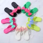 Bowknot flip-flops eva slippers women's - Image 2